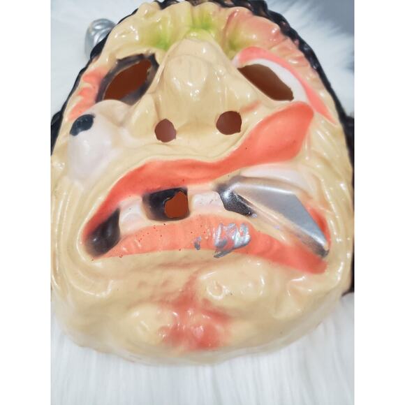 LOT 2 Monster Ben Cooper Pirate Mask Ben Cooper Halloween Vintage Black Light - Picture 3 of 16